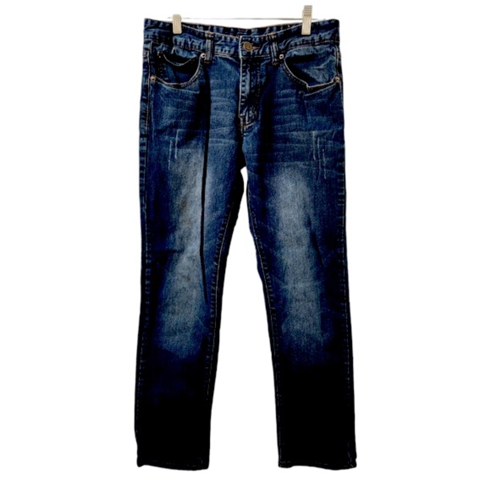 CARBON Men's Slim Straight Flex Jeans 30×30